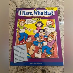 NWT Science I Have, Who Has interactive card games Grades 3-5 by CTP